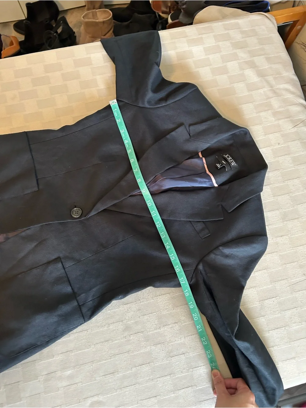 J. Crew Helena Blazer in Stretch Linen Blend